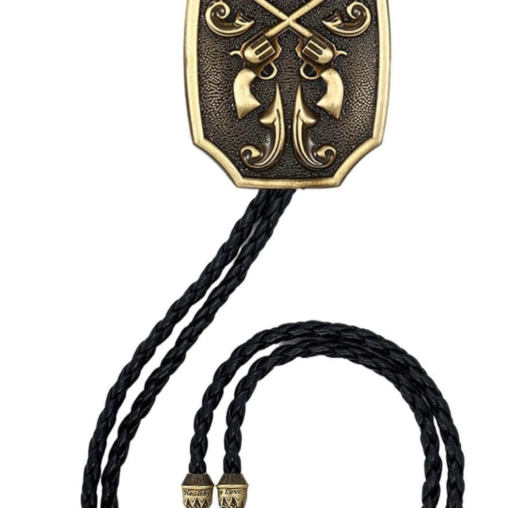 Bolo Tie for Men Western Cowboy Cowgirl Vintage Native American Cross Bolo Tie - Picture 4 of 6
